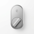 Smart Lock Built for Keyless Entry, Bluetooth WiFi Connected, App Control, Auto-Lock Features, Silver