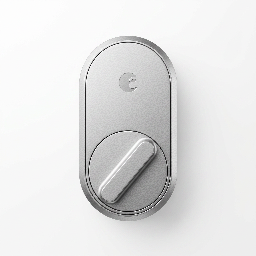 Smart Lock, 3Rd Generation – Silver — Studio Shot