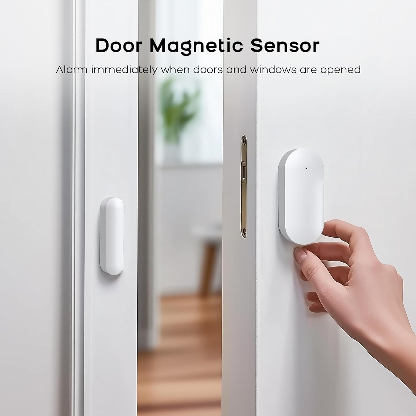 Security Alarm System 99+3 Zone Auto Dial Wifi+Gsm/4G Home Burglar Security Wireless GSM Alarm System Detector Sensor Kit Remote Control,Smart Life Tuya APP,NO Monthly Fees