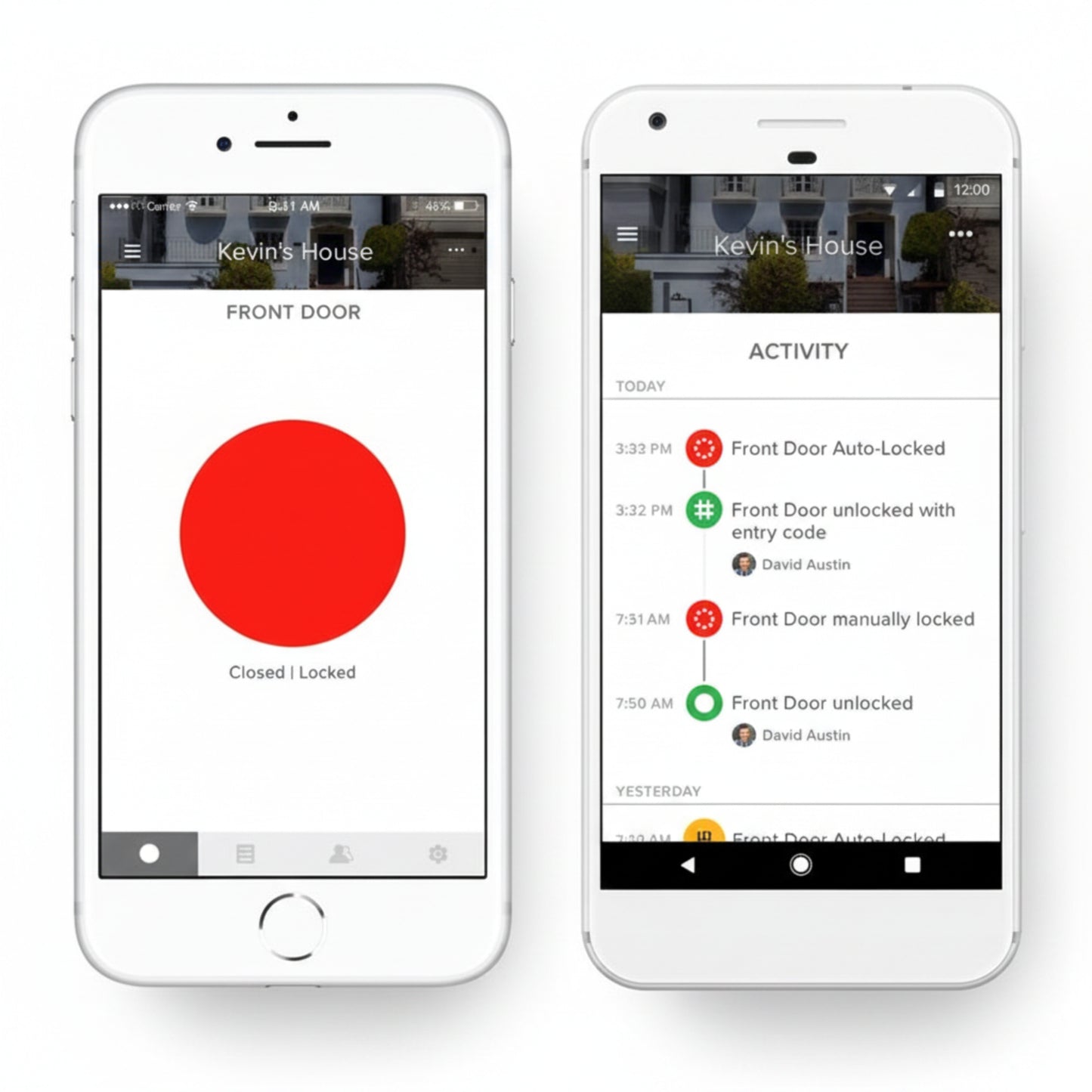 Smart Lock Pro + Connect Hub - Wi-Fi Smart Lock for Keyless Entry - Works with Alexa, Google Assistant, and More – Silver